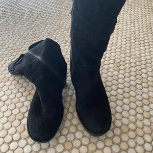 Fly London Suede calf length boot size 7